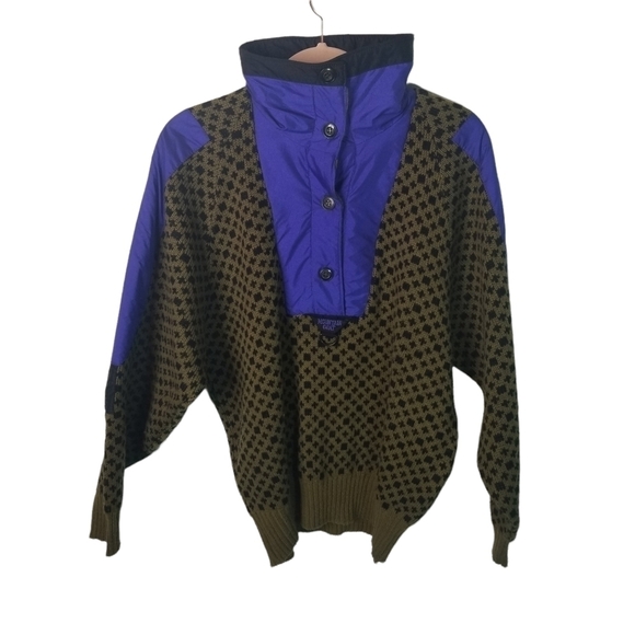 Vtg 80s Mountain Goat ski sweater - Picture 2 of 11